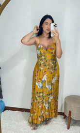 Vestido Priya Amarelo